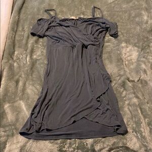 Elegant Charcoal Grey Women's Dress